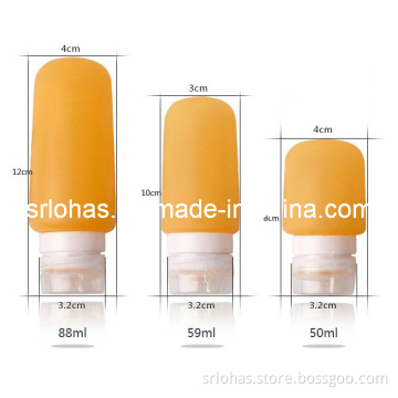 FDA Silicone Traveling Cosmetics Shampoo Tube